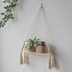 Macrame Wall Hanging Shelf, product photo 2