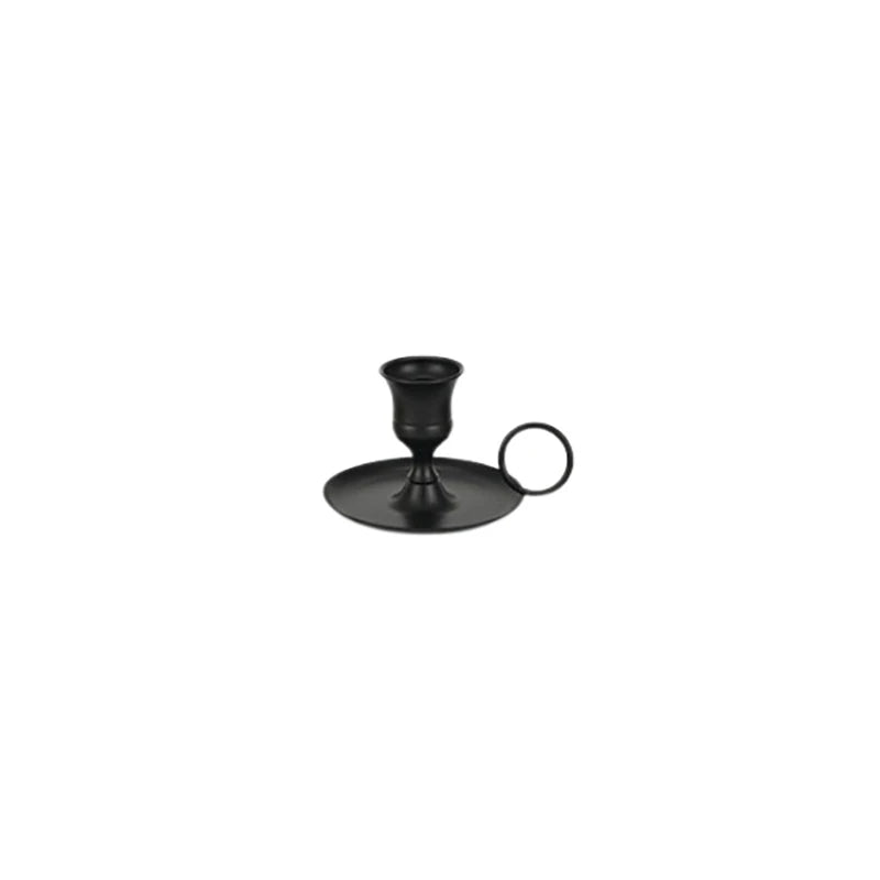 Metal Chamberstick Candle Holder with Handle, product photo 6