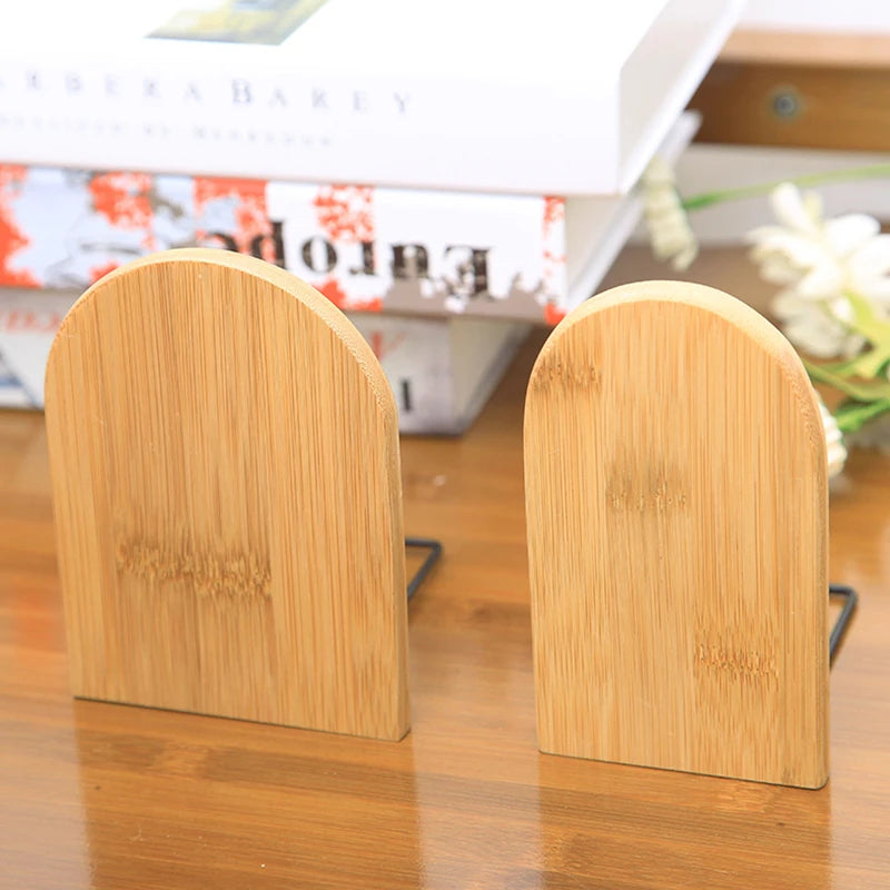Bamboo Bookends Set of 2, product photo 3