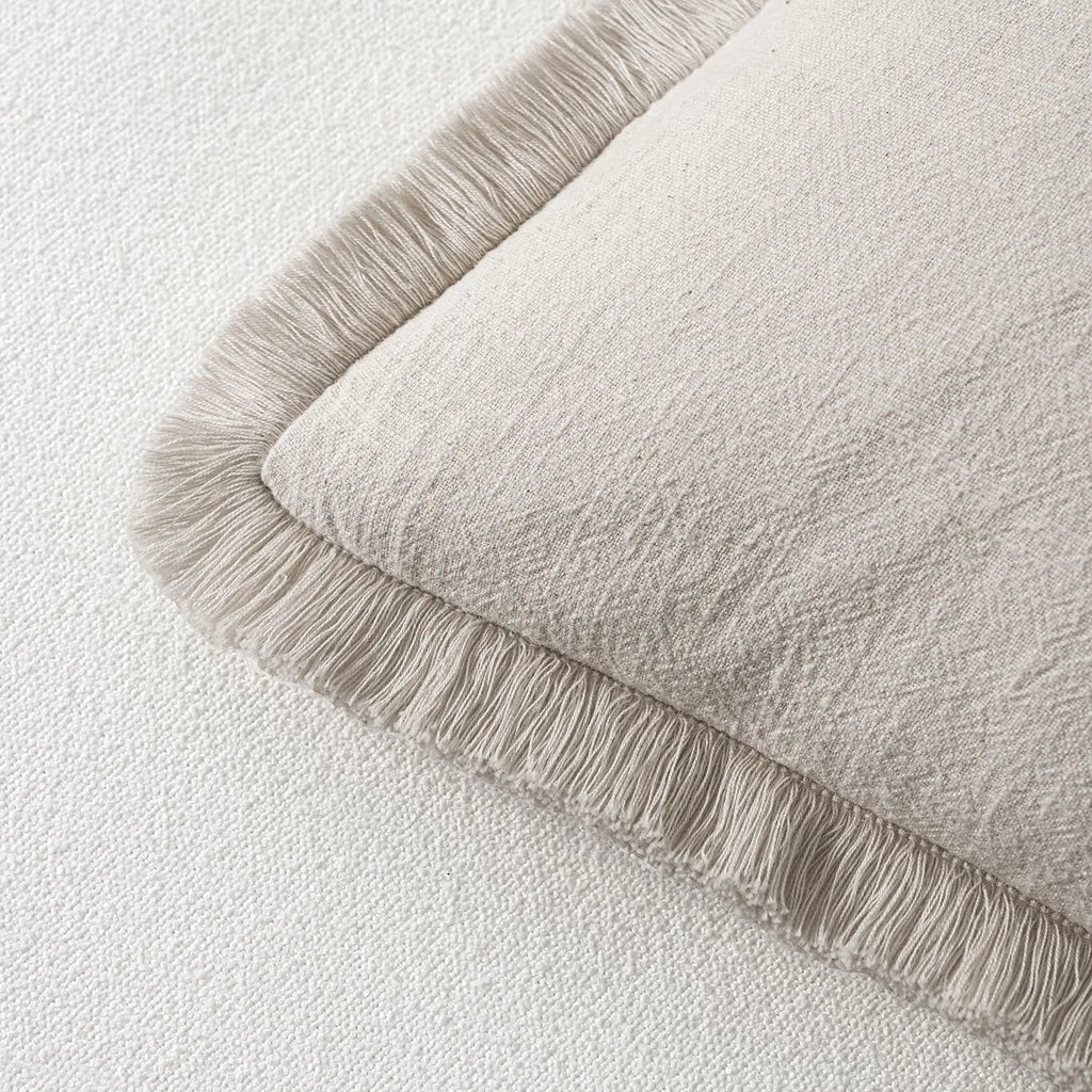Fringed Linen Pillow Cover, product photo 2