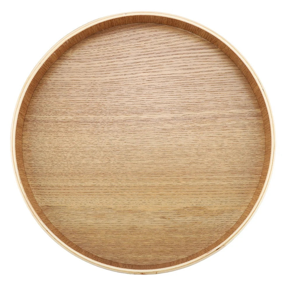 Round Wooden Serving Tray, product photo 5