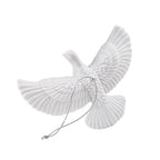 White Dove Christmas Ornaments Set of 2, Bird Tree Decorations for Christmas Tree and Wreaths