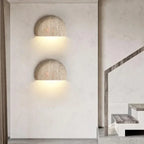 Travertine Half Dome Wall Light, product photo 2
