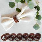 Wooden Napkin Rings Set of 12, product photo 1