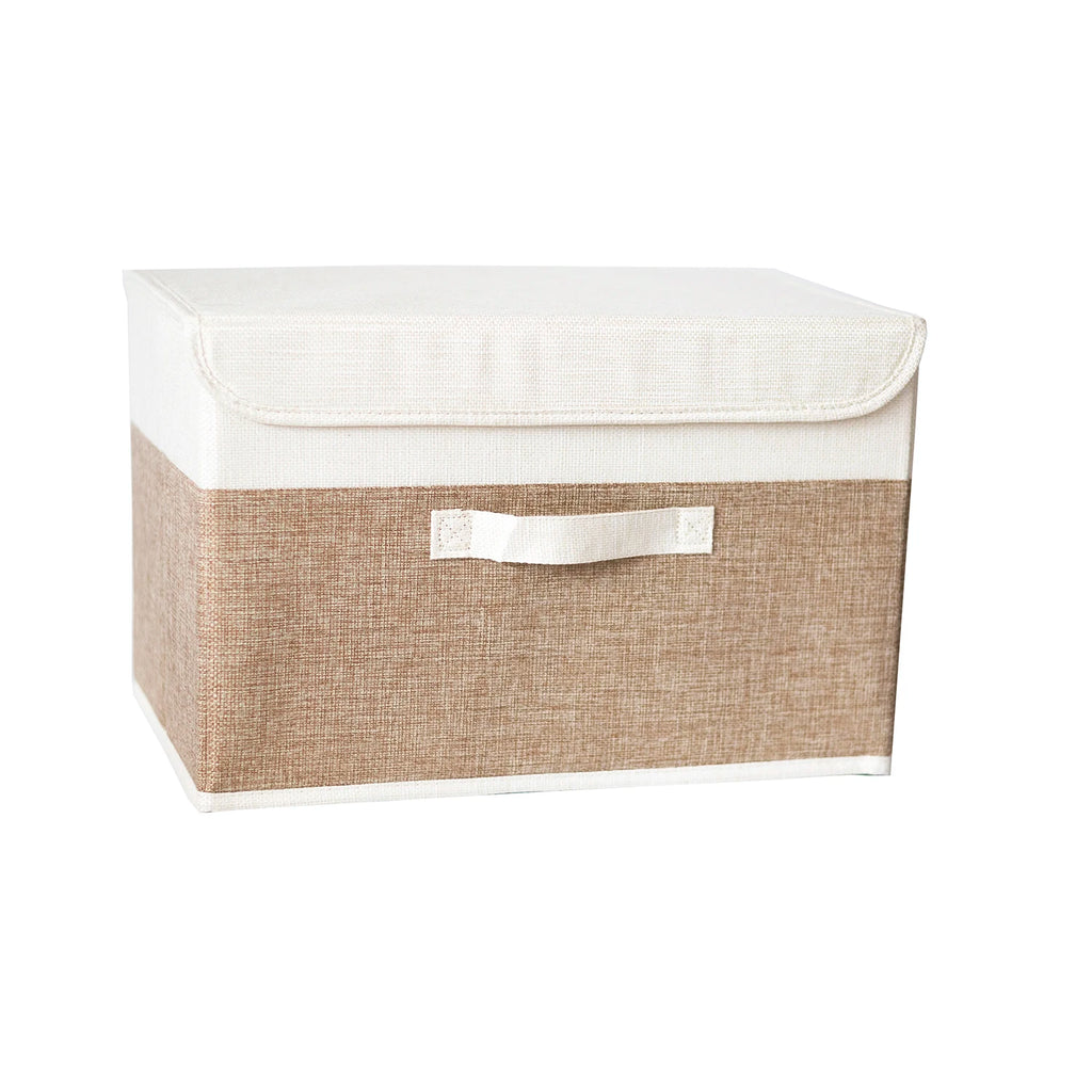 Foldable Linen Storage Box with Lid, product photo 1