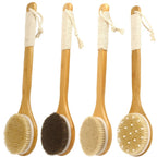 Long Handle Wooden Bath Brush, product photo 1