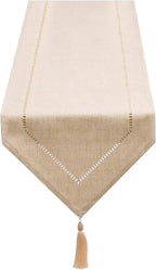 Linen Table Runner with Pointed Ends, product photo 7