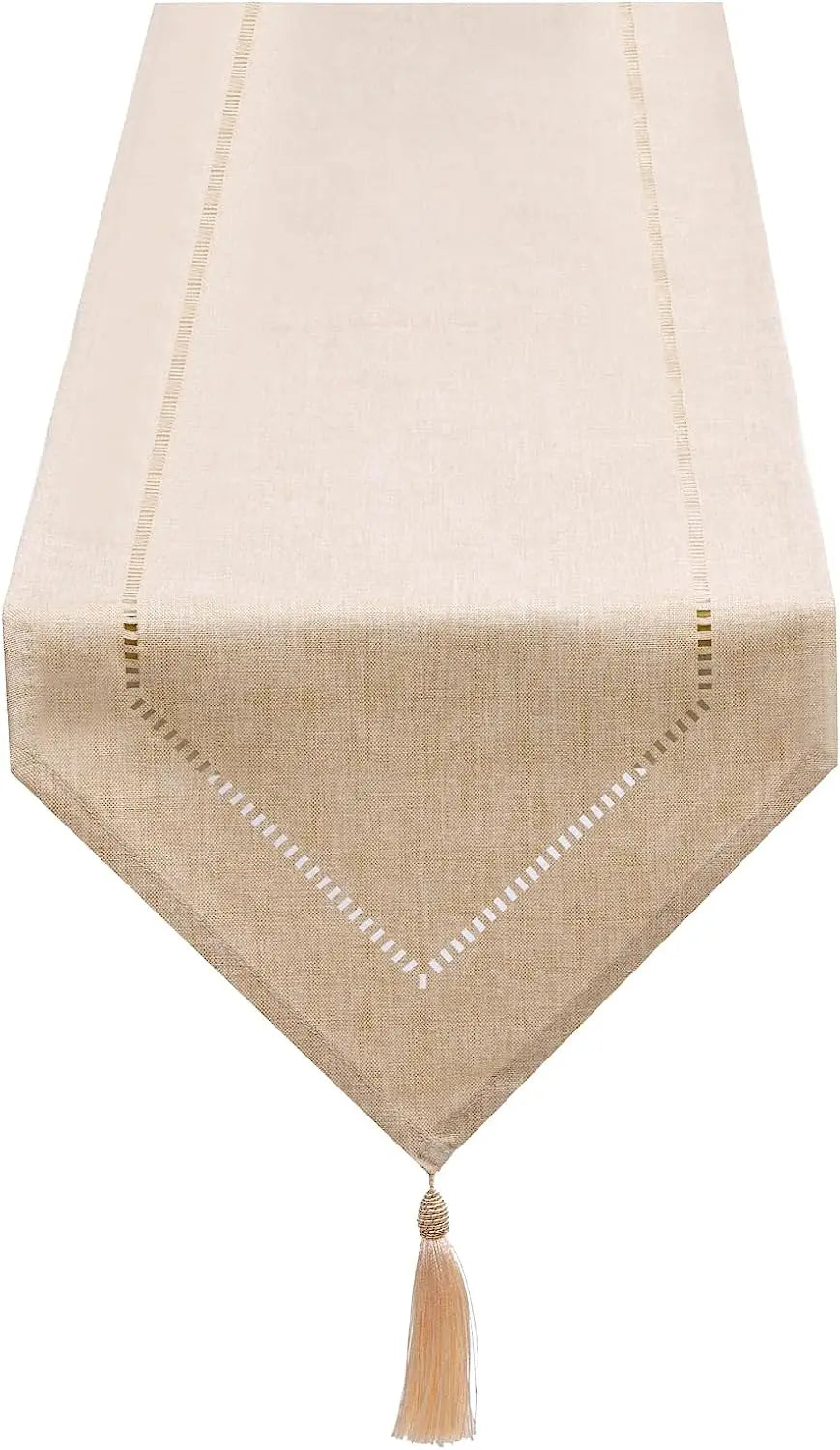 Linen Table Runner with Pointed Ends, product photo 7