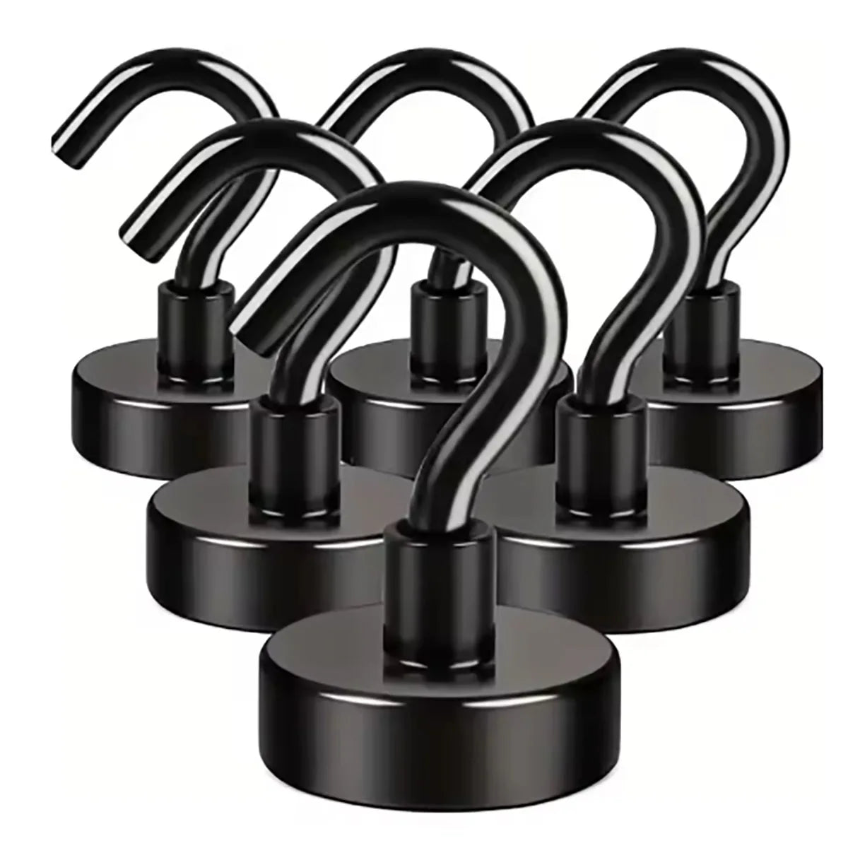 Magnetic Hooks Set of 6, product photo