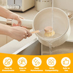 Bamboo Dish Brush Set of 4, product photo 1