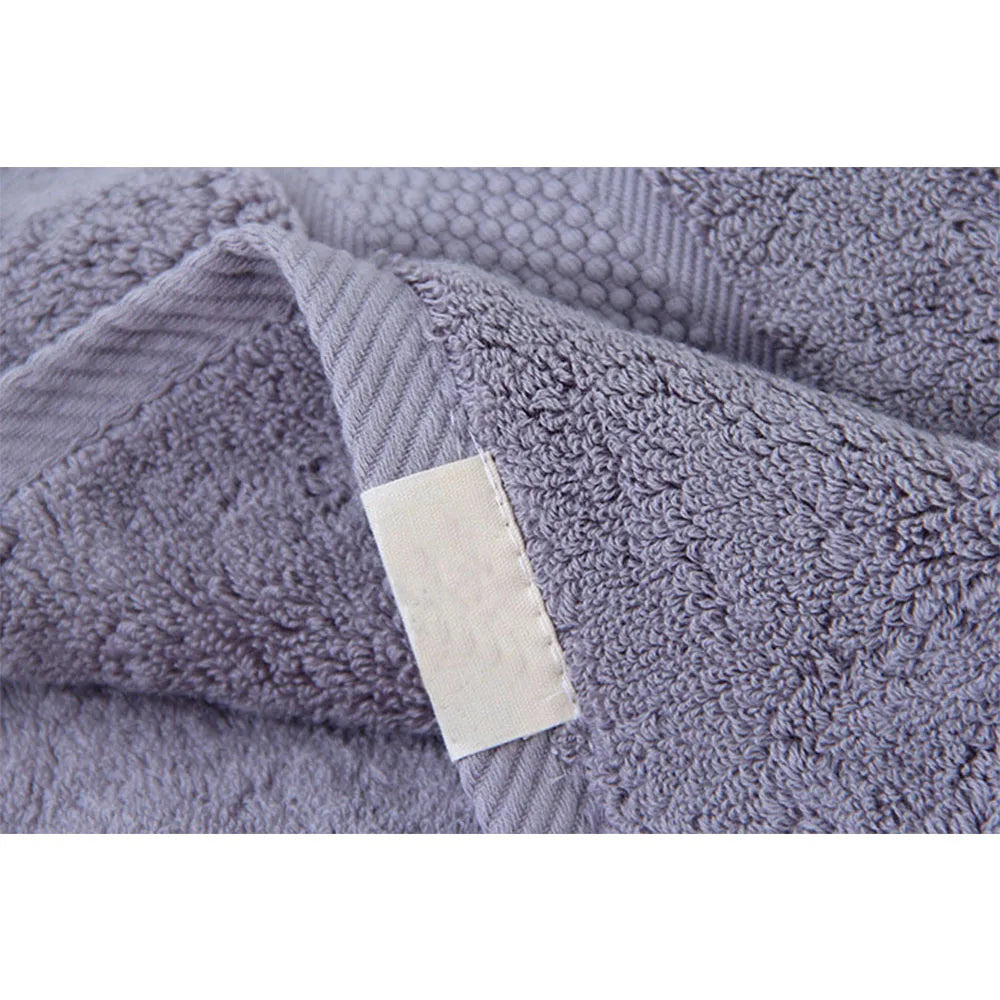 Cotton Hand Towels, Soft Absorbent Face and Hand Towels for Bathroom and Guest Bath, 34 x 75 cm, White, Blue or Dark Grey
