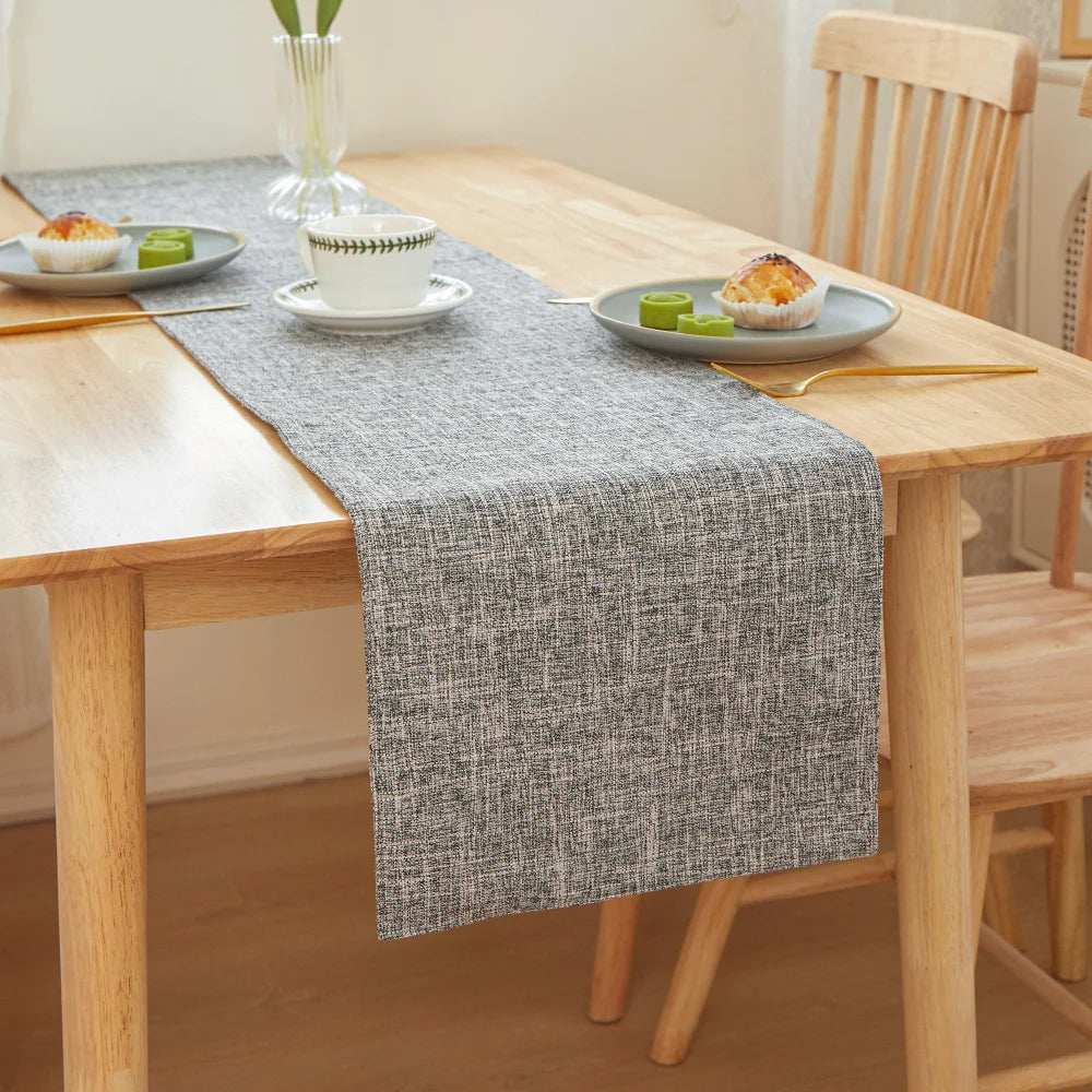 Faux Linen Table Runner, product photo 6