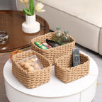 Paper Rope Storage Baskets Set of 3, product photo 2