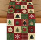 Christmas patchwork table runner