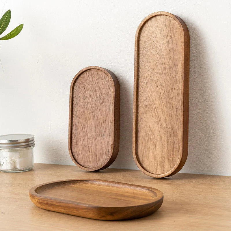 Oval Wooden Serving Platter, product photo 1