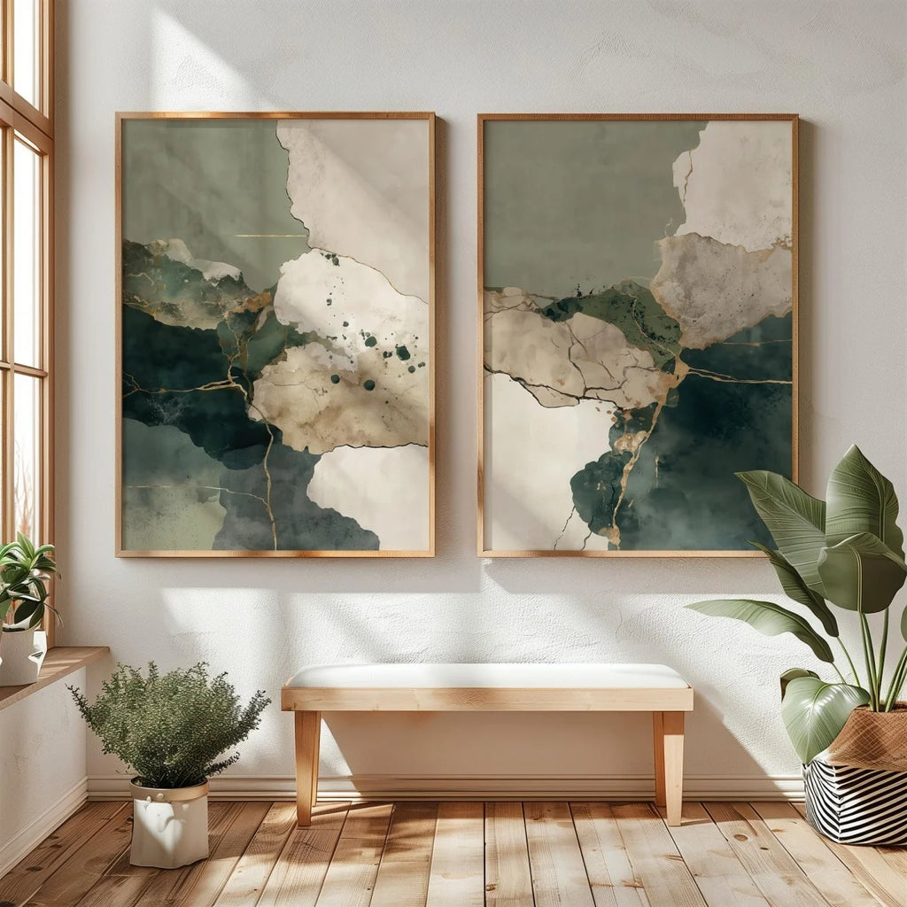 Design 10 wabi sabi diptych