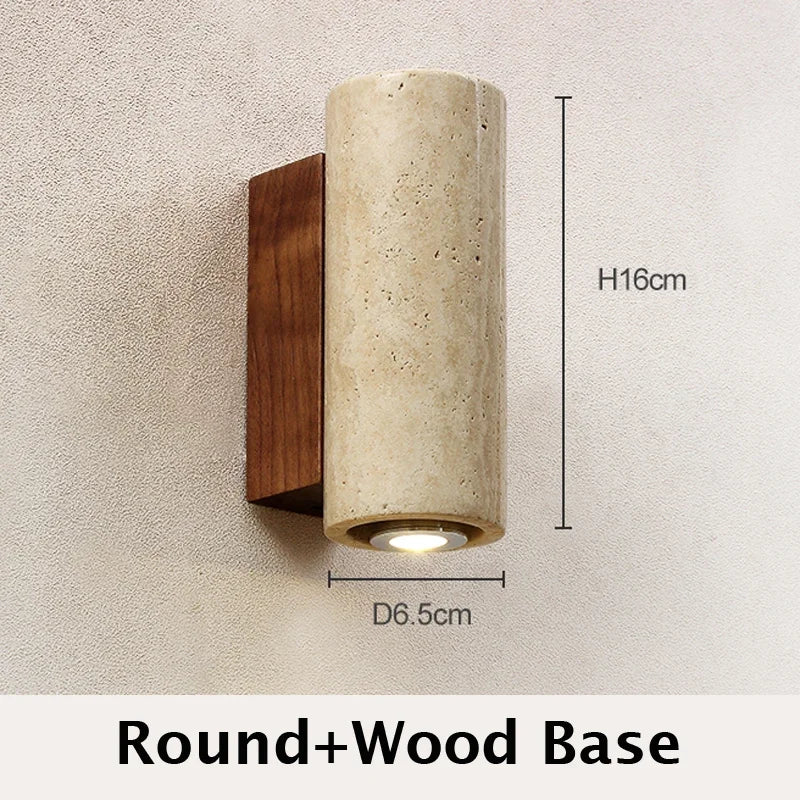 Yellow Marble Wall Sconce, product photo 2