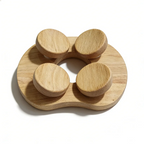Adjustable Wooden Sauna Headrest, product photo 1