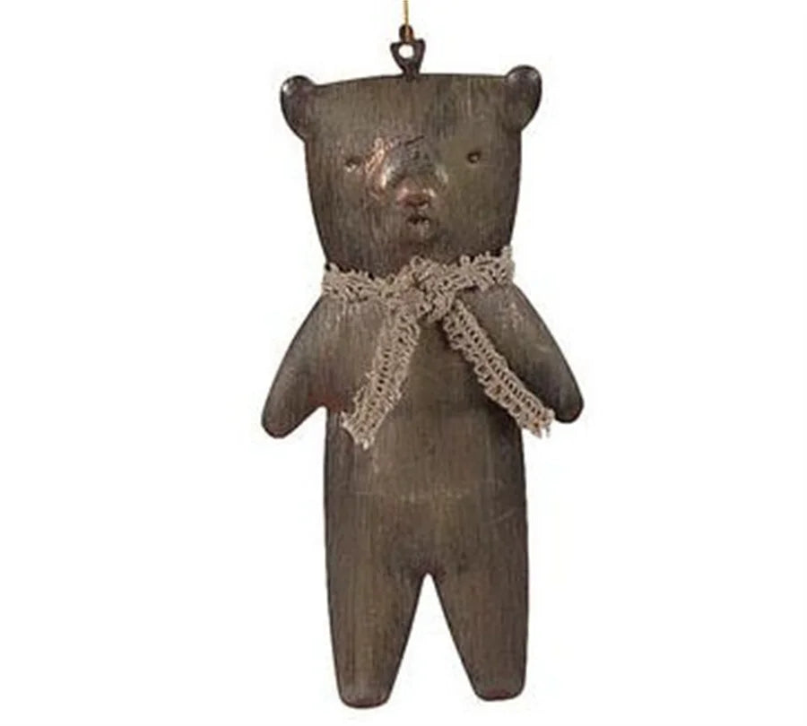 Painted Christmas Ornaments, Vintage-Style Tree Decorations, Drum, Candy Canes, Trumpets or Teddy Bear