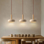 Travertine Disc Pendant Light, product photo 1