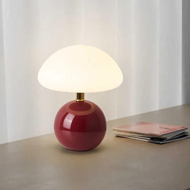 Ceramic Mushroom Table Lamp, product photo 2