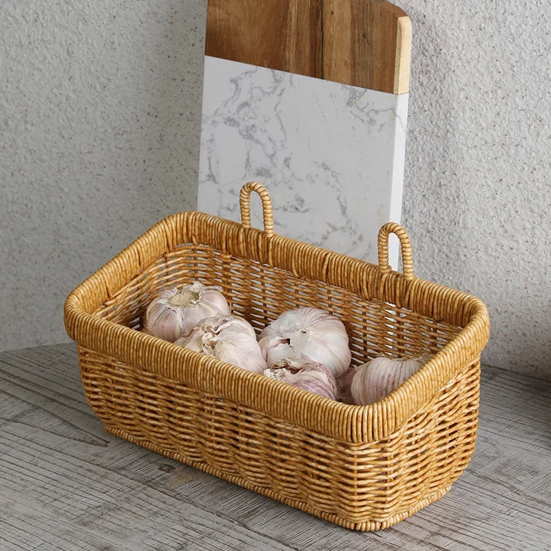 Wall Hanging Wicker Basket, product photo 2