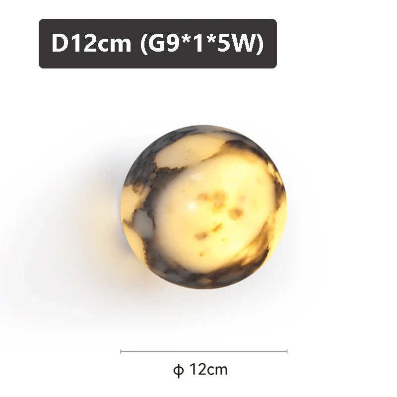 Marble Sphere Wall Light, product photo 7
