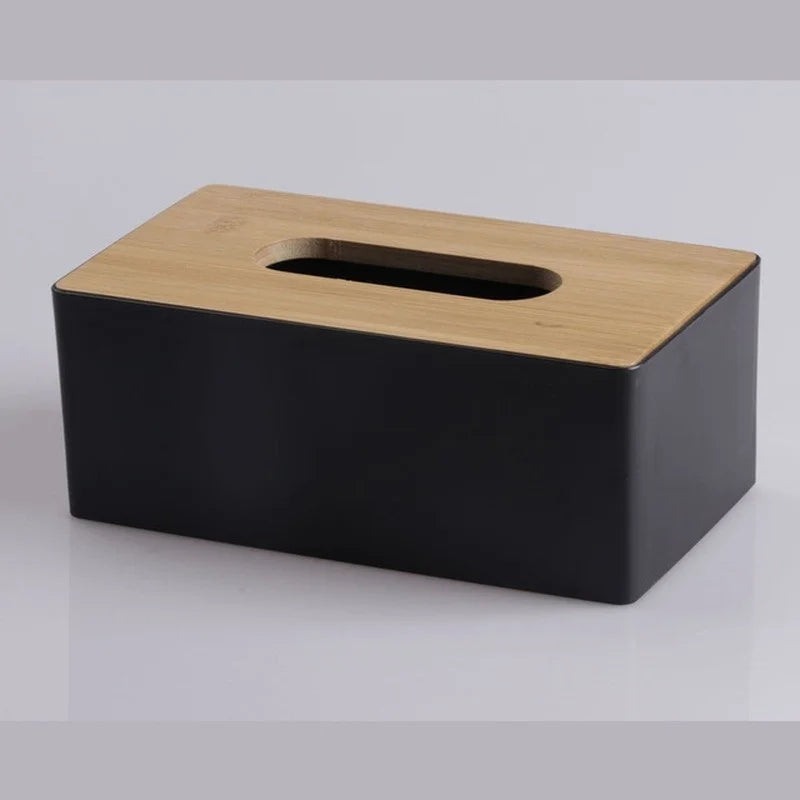 Bamboo Cover Tissue Box, product photo 5