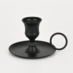 Metal Chamberstick Candle Holder with Handle, product photo 5