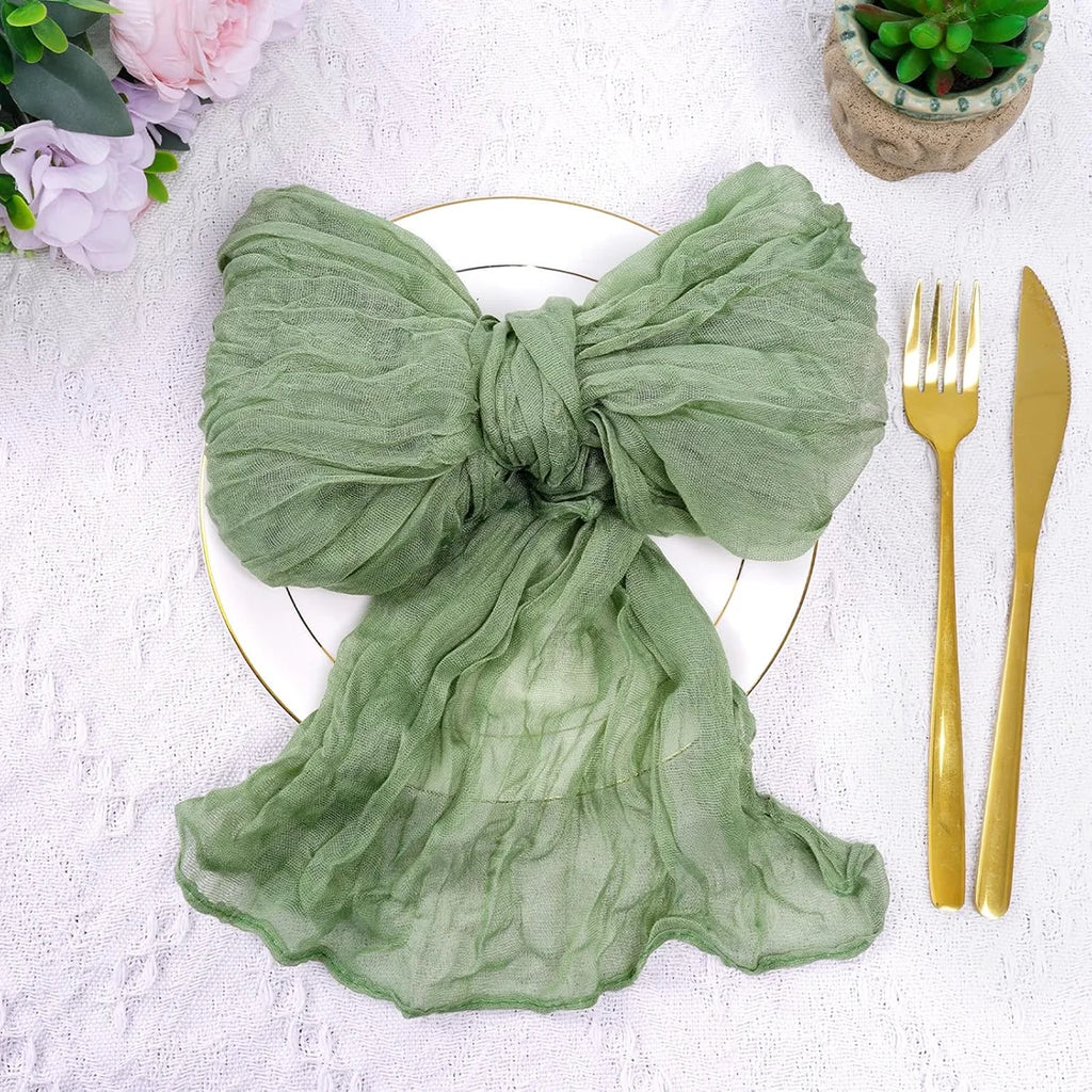 Cheesecloth napkins