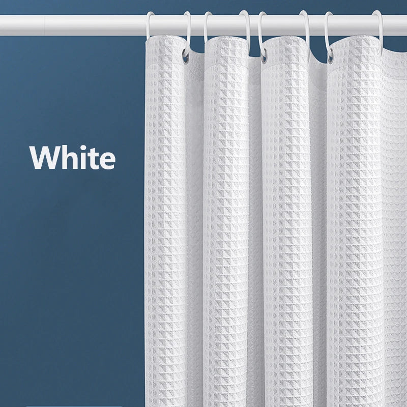 Waffle Weave Shower Curtain, product photo 3