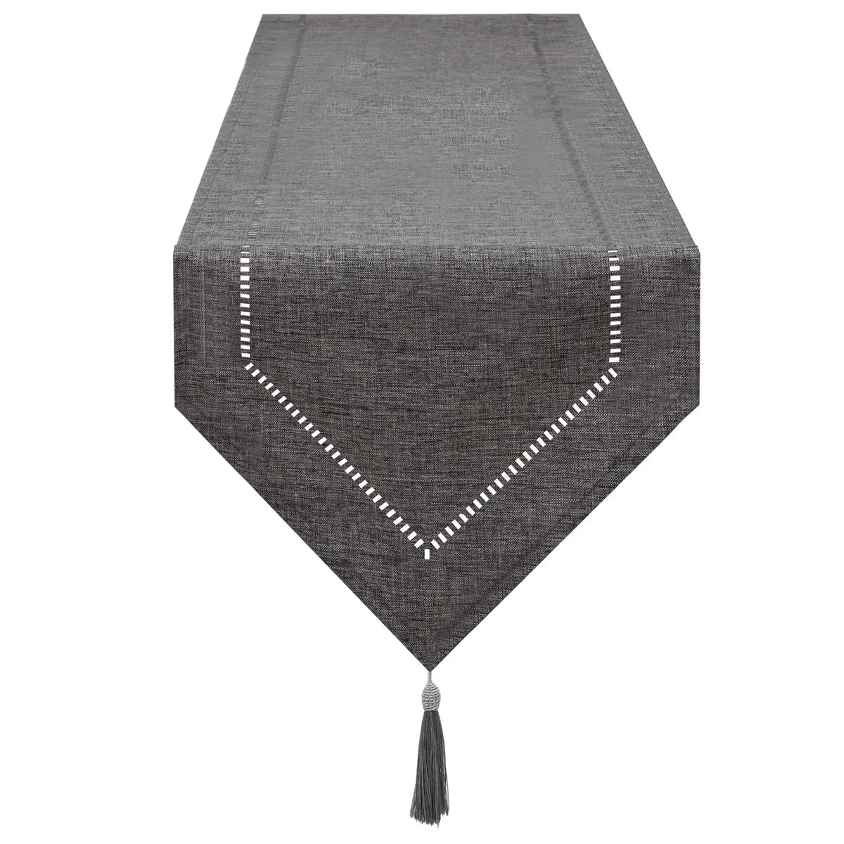Linen Table Runner with Pointed Ends, product photo 1