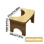 Bamboo Toilet Stool, product photo