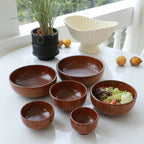 Stackable Solid Wood Bowl, product photo 5