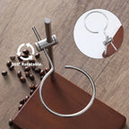 Height-Adjustable Pour-Over Coffee Stand, Rotating Metal Drip Stand for Filter Coffee and Tea