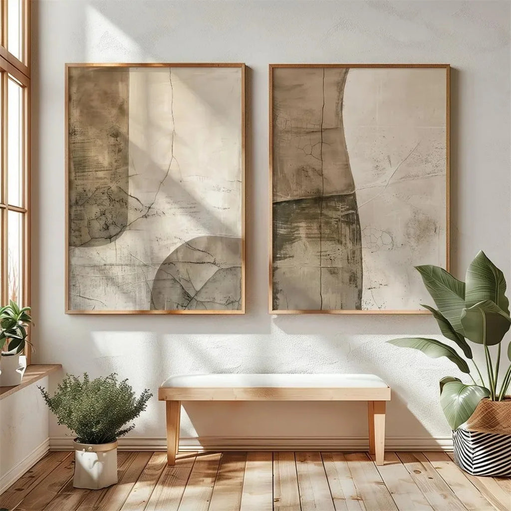 Design 09 wabi sabi diptych
