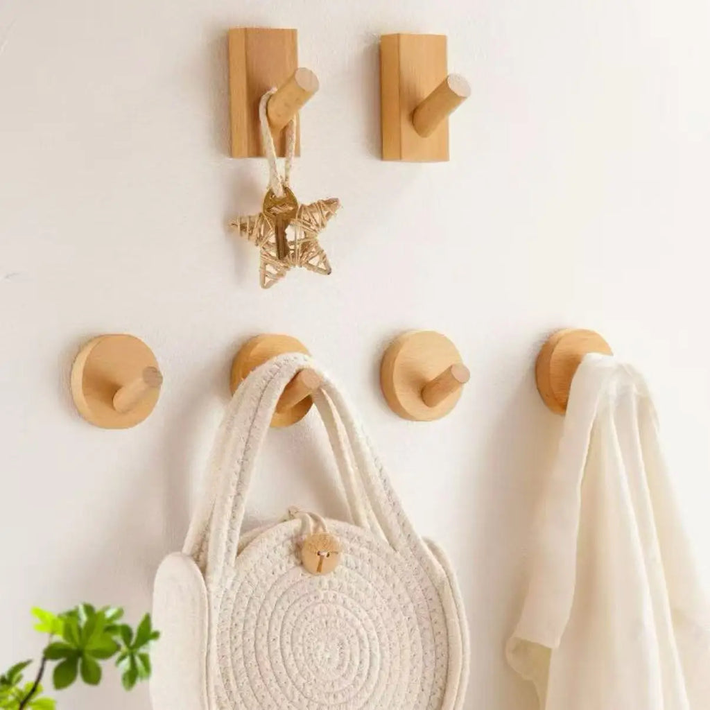 Nordic Wooden Wall Hook, product photo