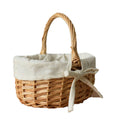 Rattan Tote Basket with Washable Lining, product photo 1