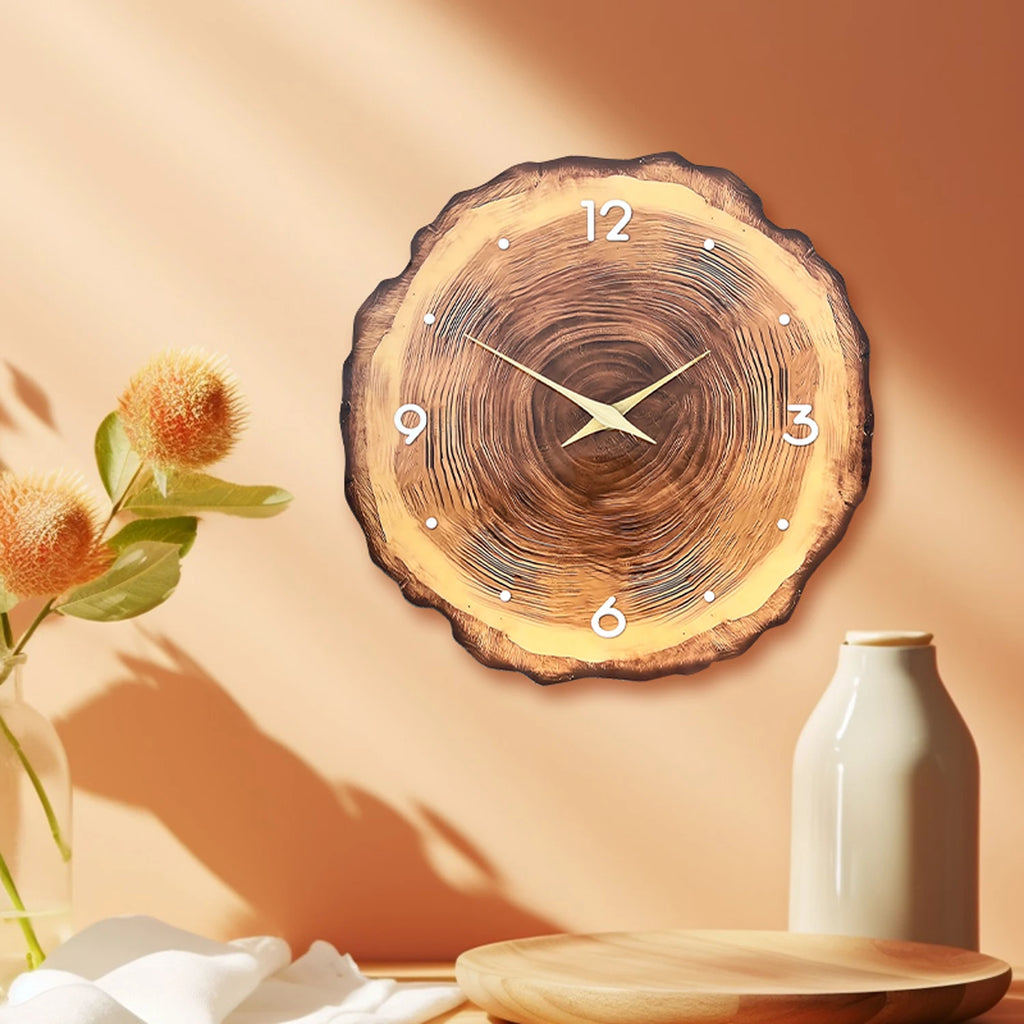Wood Veneer Wall Clock, product photo 2