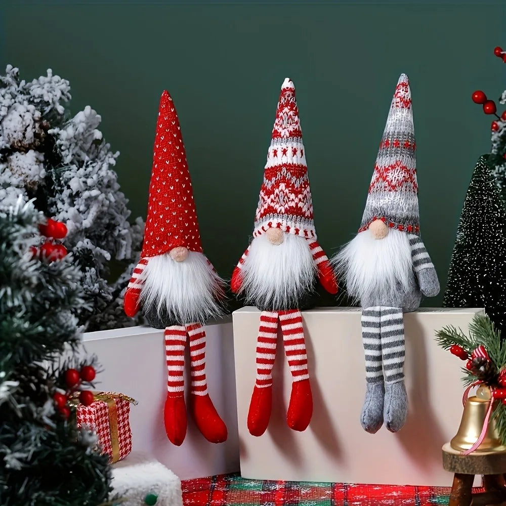 Knitted Christmas gnome