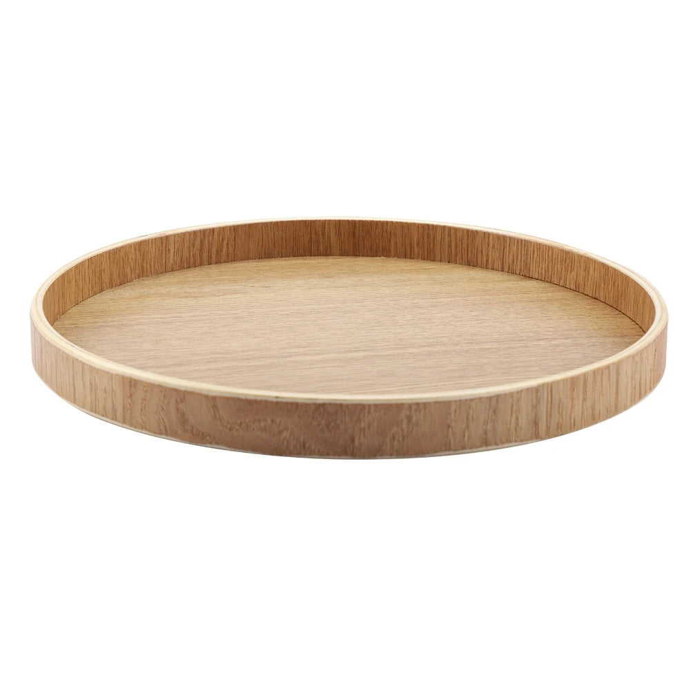 Round Wooden Serving Tray, product photo 4