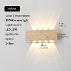 Travertine Stone Wall Light, product photo 6