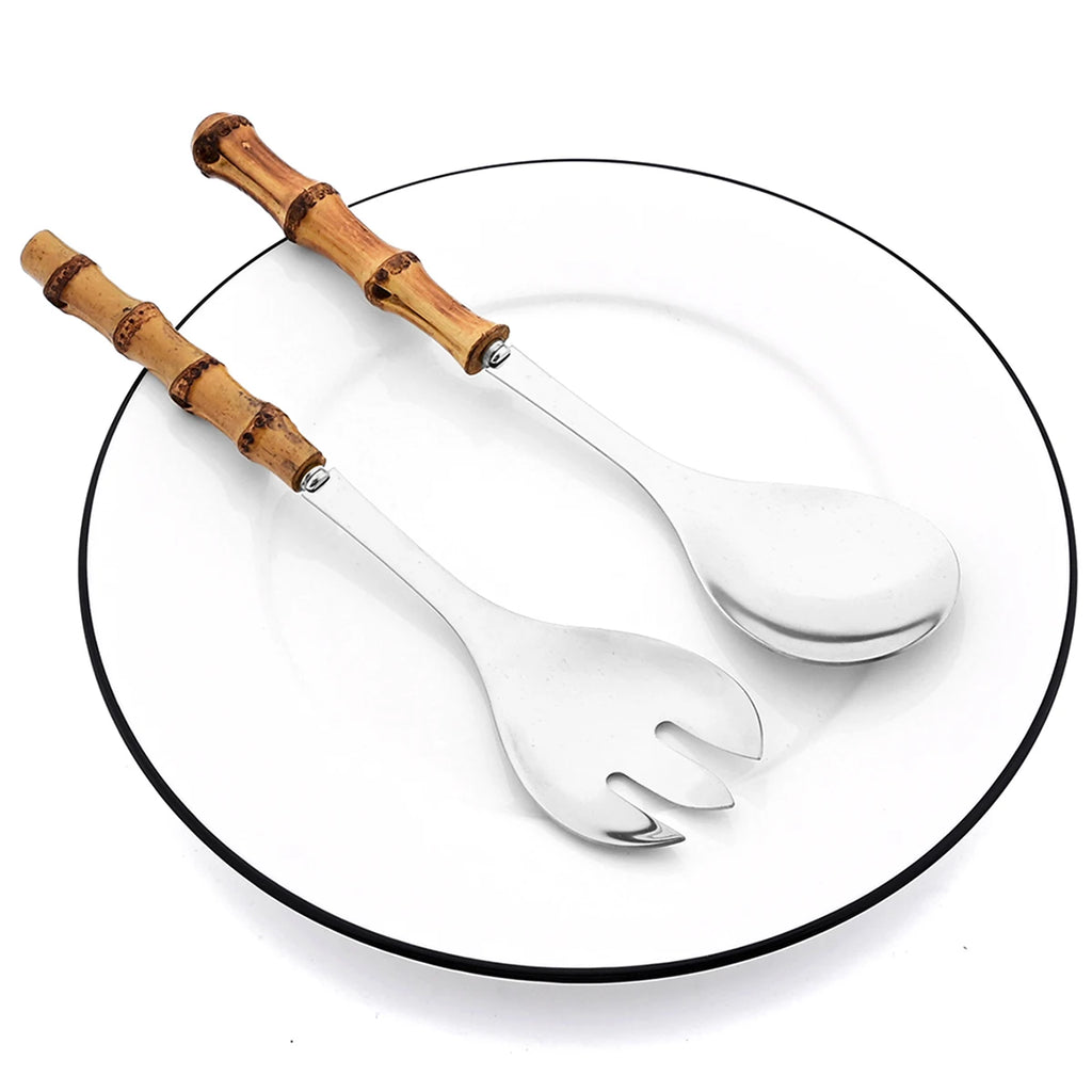 Bamboo Salad Servers Set of 4, product photo 1