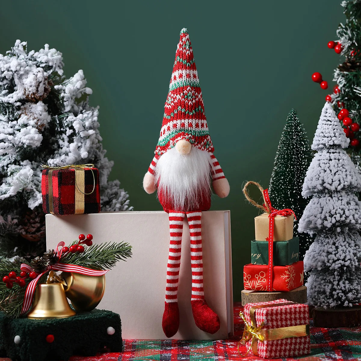 Knitted Christmas gnome