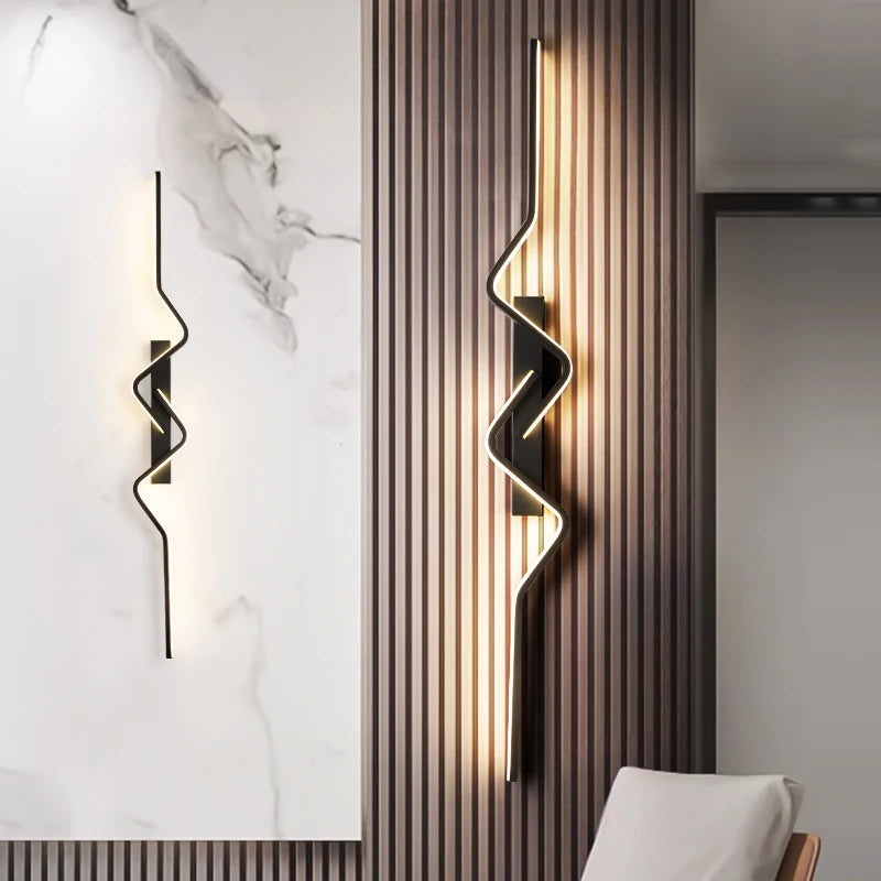 Modern Long LED Wall Light, product photo 1