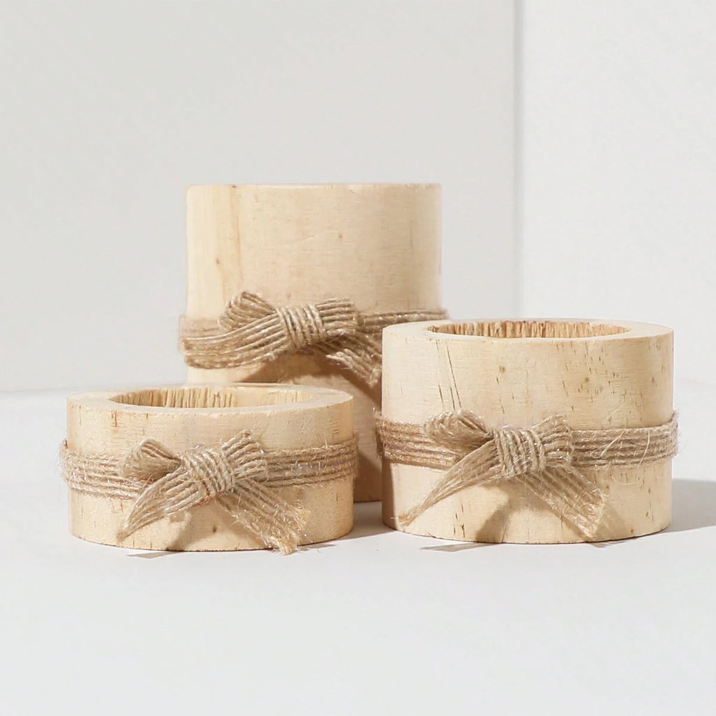 Wooden Tea Light Holders, product photo 4