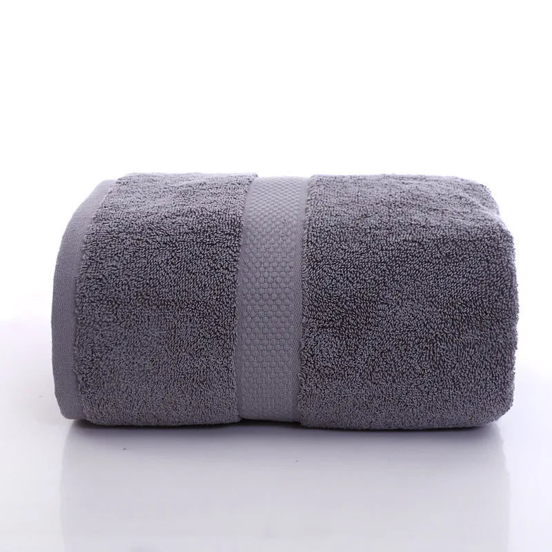 Cotton Hand Towels, Soft Absorbent Face and Hand Towels for Bathroom and Guest Bath, 34 x 75 cm, White, Blue or Dark Grey
