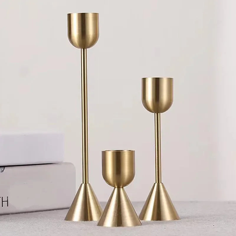 Gold Metal Candelabra, product photo 2