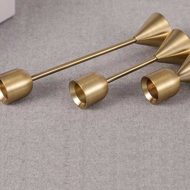 Gold Metal Candelabra, product photo 1