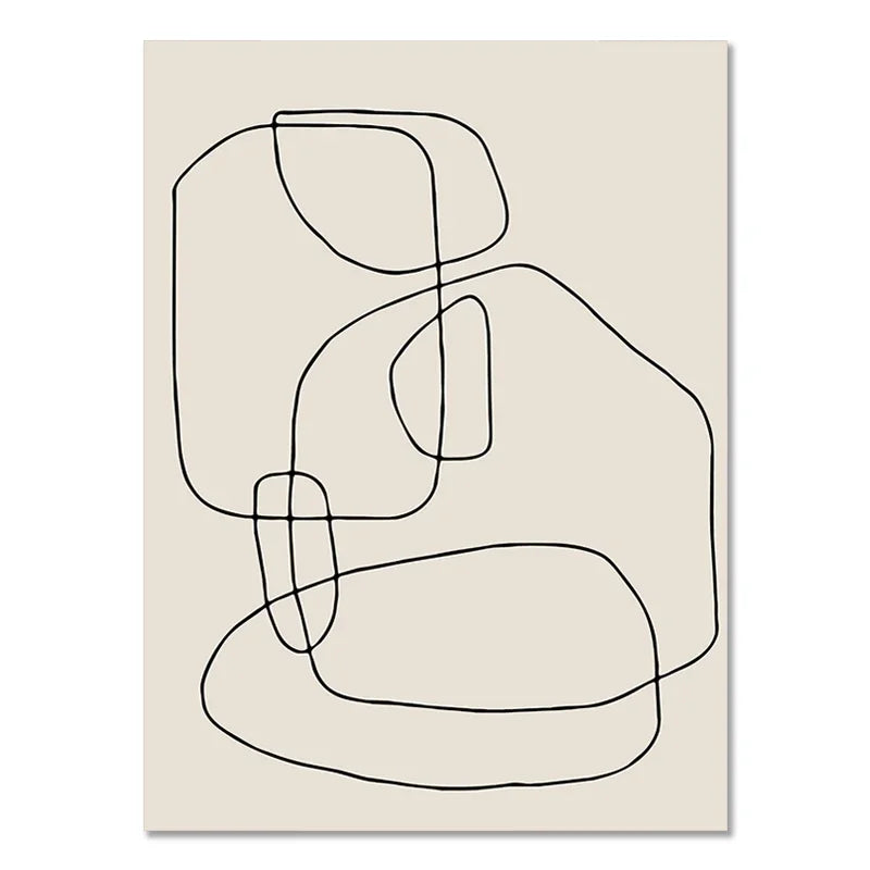 Abstract Boho Line Art Posters, product photo 2